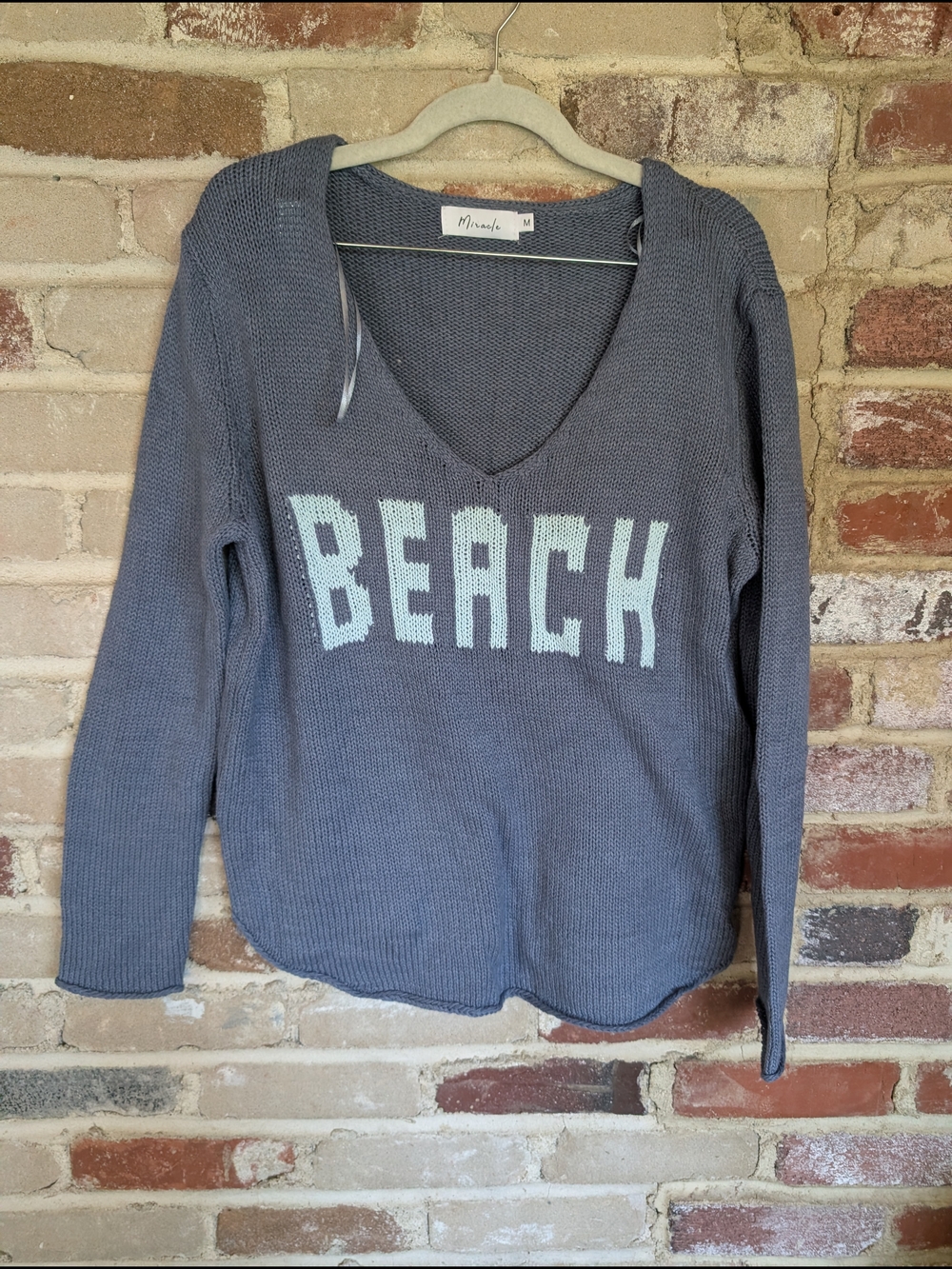 Miracle Knit Top - Light Slate Blue